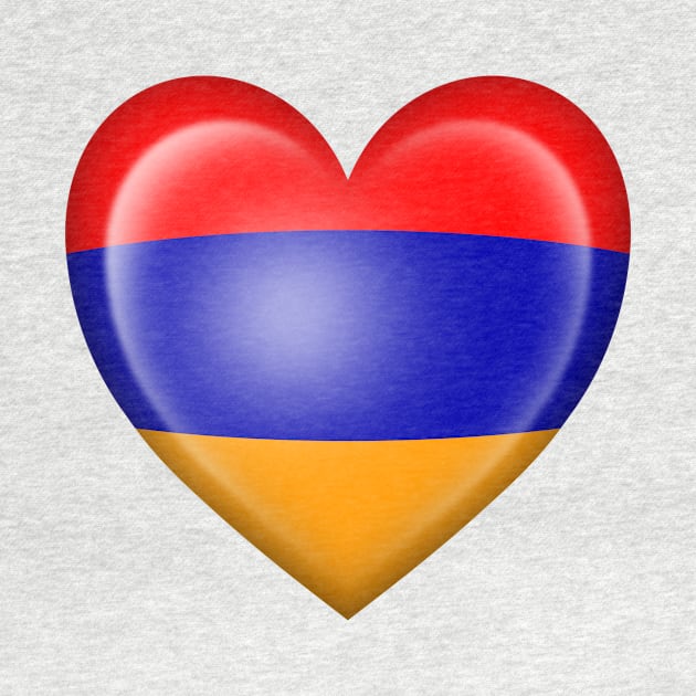 Armenian Heart Flag by jeffbartels